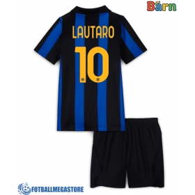Fotballdrakt Barn Inter Milan Lautaro Martinez #10 Hjemmedraktsett 2026-27 Kortermet (+ Korte bukser)